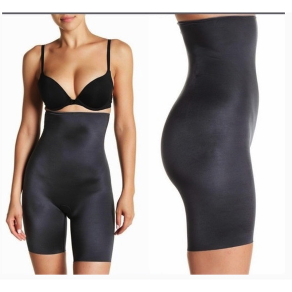Spanx Other - Spanx Simplicity Black High Waist Thigh Shorts-L